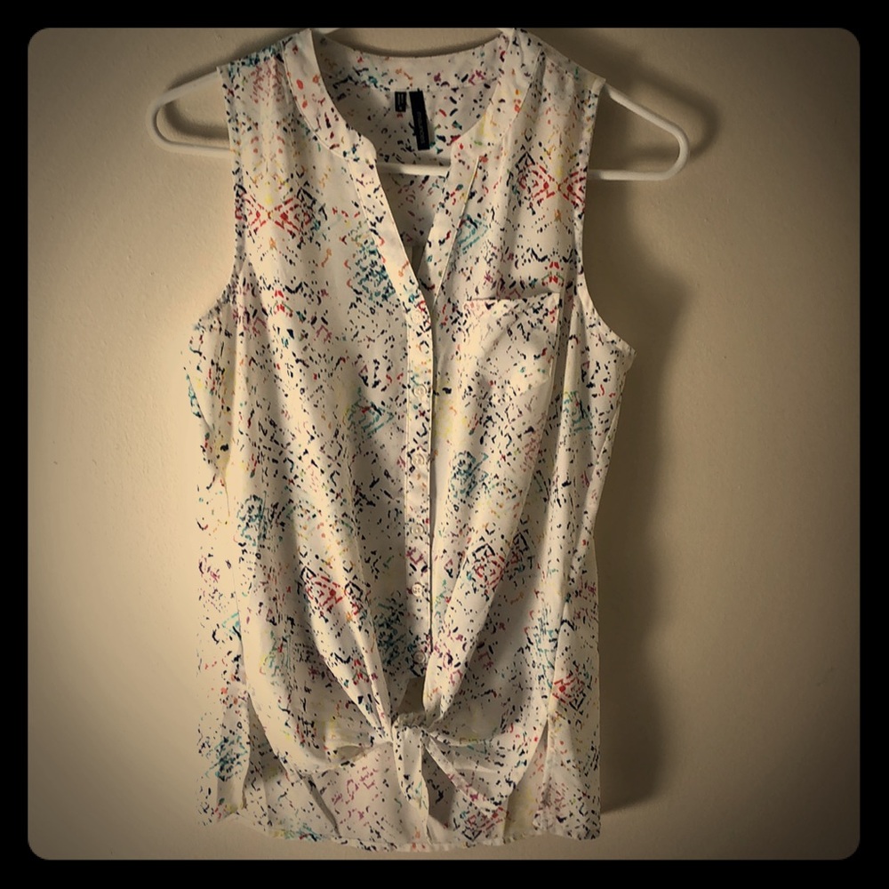 Sheer tank top
